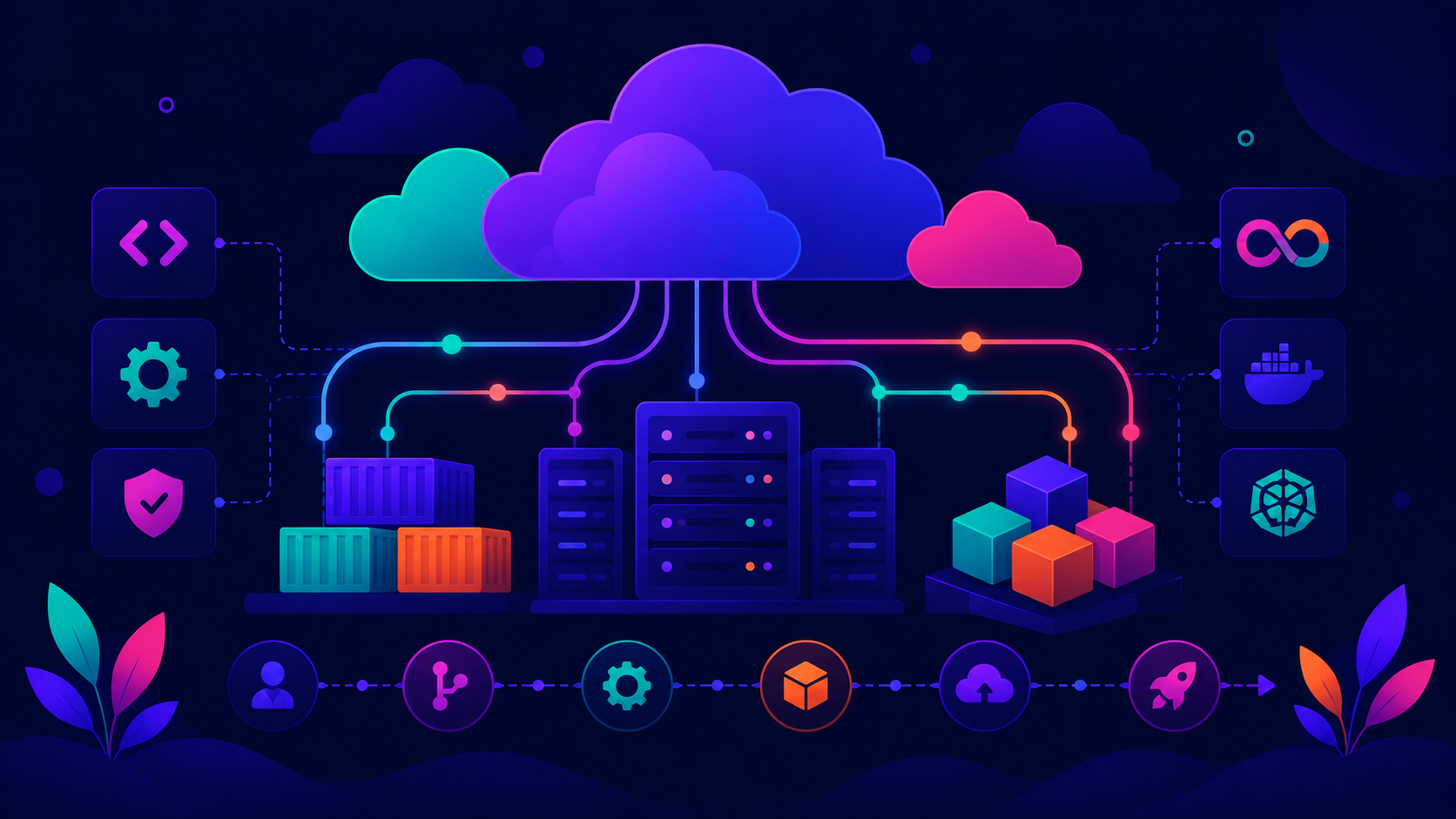 Cloud infrastructure network diagram